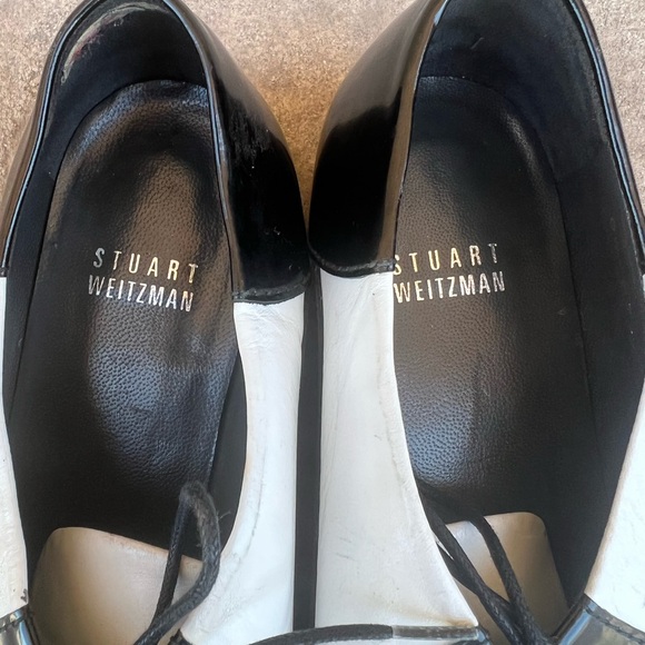 Stuart Weitzman Leman Bi-Colored Oxfords - Picture 11 of 12